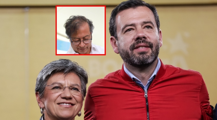 Claudia López, Carlos Fernando Galán y Gustavo Petro Claudia López, Carlos Fernando Galán y Gustavo Petro