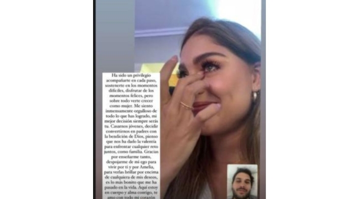 Nassif Kamle dedica mensaje a Camila Avella Nassif Kamle dedica mensaje a Camila Avella