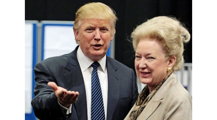 Donald Trump y Maryanne Trump Barry Murió Maryanne Trump Barry, hermana de Donald Trump