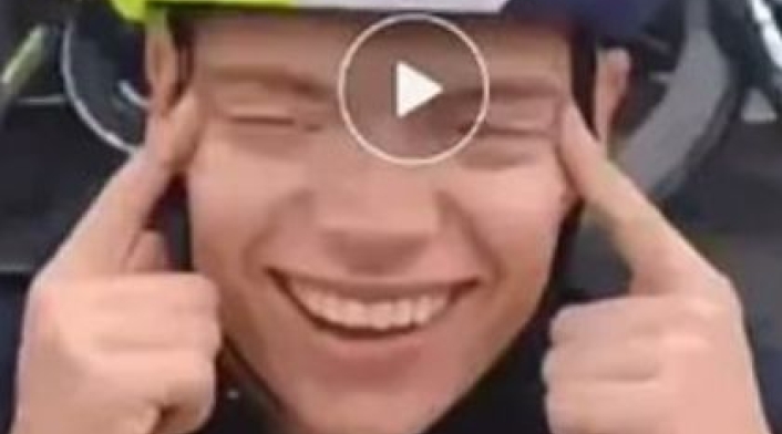 Gesto racista de Madis Mihkels