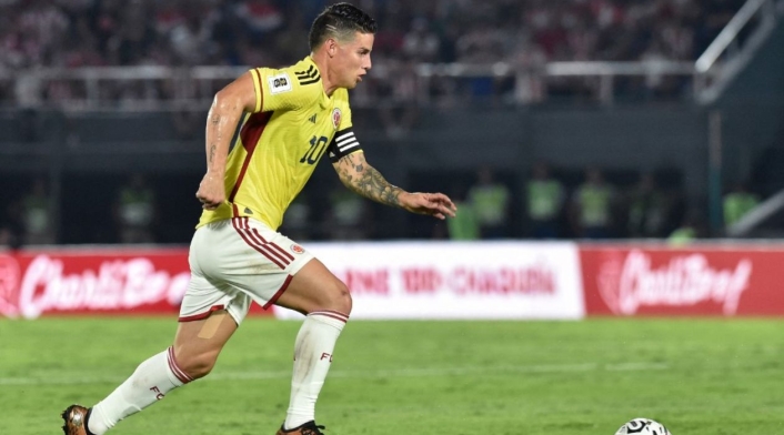 James Rodríguez, la figura de Colombia contra Paraguay