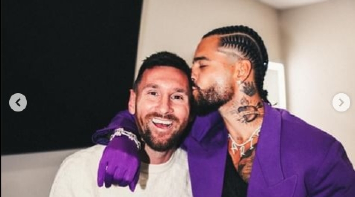 Messi y Maluma