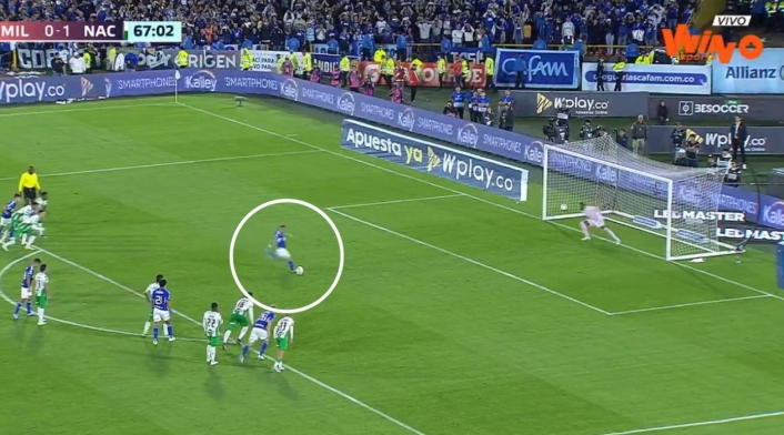 Final Millonarios vs. Nacional: Penalti que le tapó Chipi Chipi a Leonardo Castro
