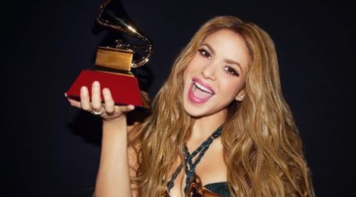 Shakira Shakira durante los Latin Grammy