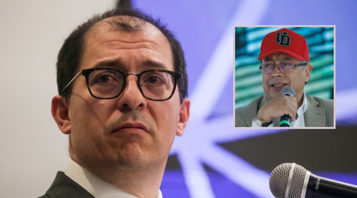 Francisco Barbosa y Gustavo Petro Francisco Barbosa y Gustavo Petro