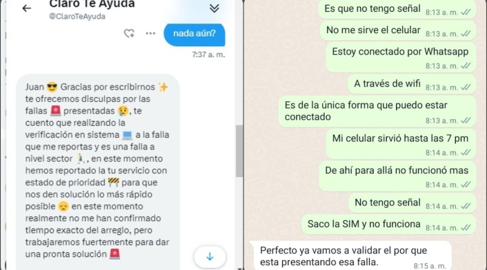Respuesta de Claro