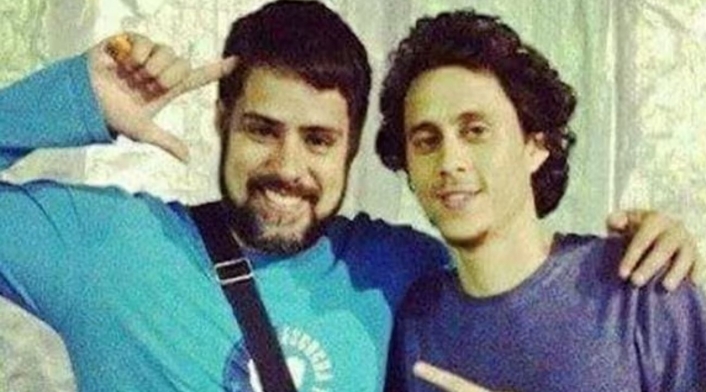 Canserbero junto a Carlos Molnar, esposo de la asesina Canserbero junto a Carlos Molnar, esposo de la asesina