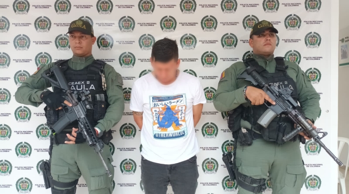 Capturan presunto responsable de quemar bus de transporte público en el Huila