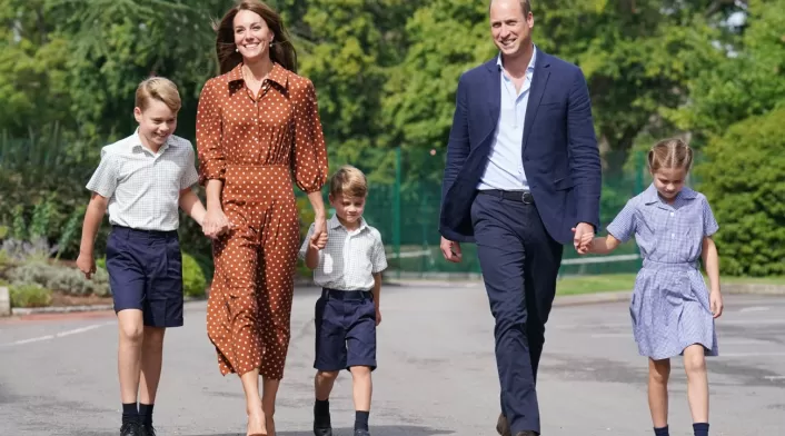 Príncipe William, Kate Middleton y sus hijos Príncipe William, Kate Middleton y sus hijos