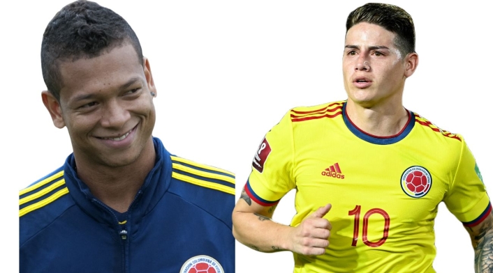 Fredy Guarín y James Rodríguez se reencontraron Fredy Guarín y James Rodríguez