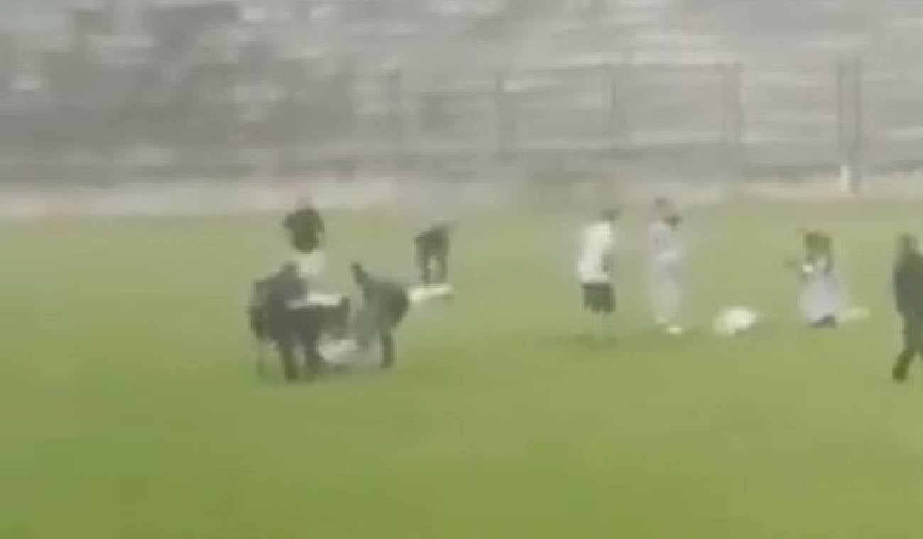 Jugador en la cancha Jugador en la cancha