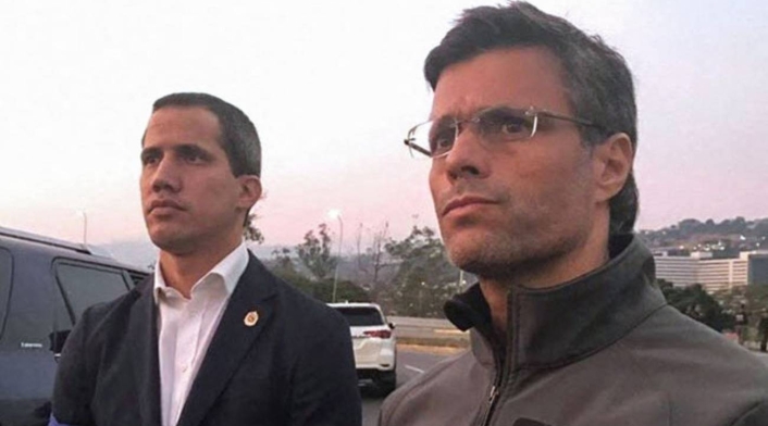 Leopoldo López y Juan Guaidó Leopoldo López y Juan Guaidó