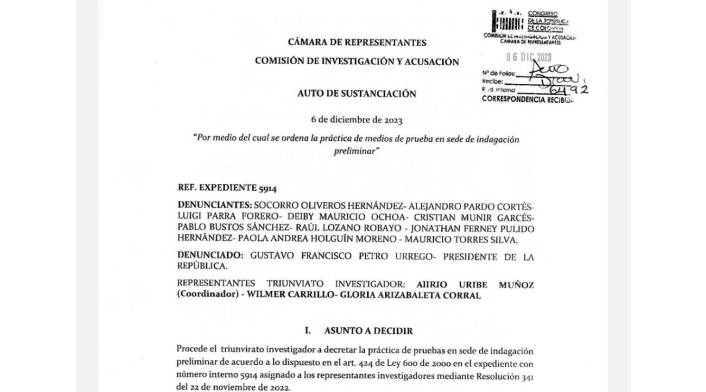 Resolución de la Comisión de Acusación Resolución de la Comisión de Acusación