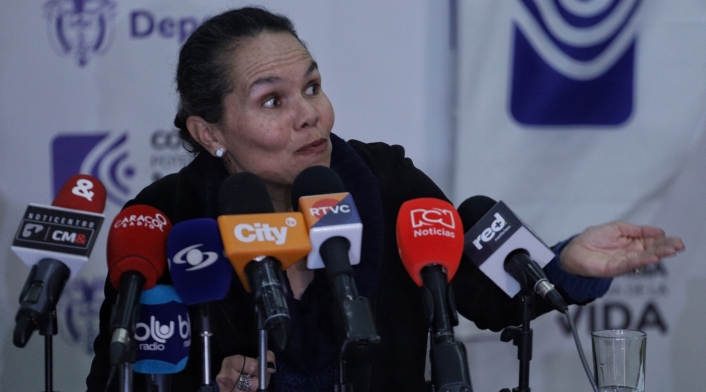 Ministra del Deporte, Astrid Bibiana Rodríguez