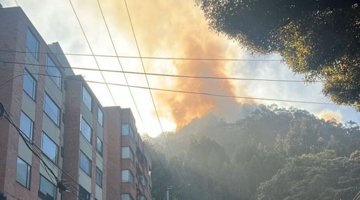 Calidad aire incendio Bogotá Calidad aire incendio Bogotá