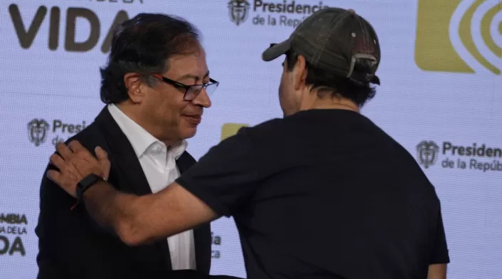 Rueda de prensa del Presidente de la República, Gustavo Petro, tras reunión para recuperar Juegos Panamericanos