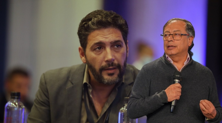 Agmeth Escaf y Gustavo Petro Agmeth Escaf y Gustavo Petro
