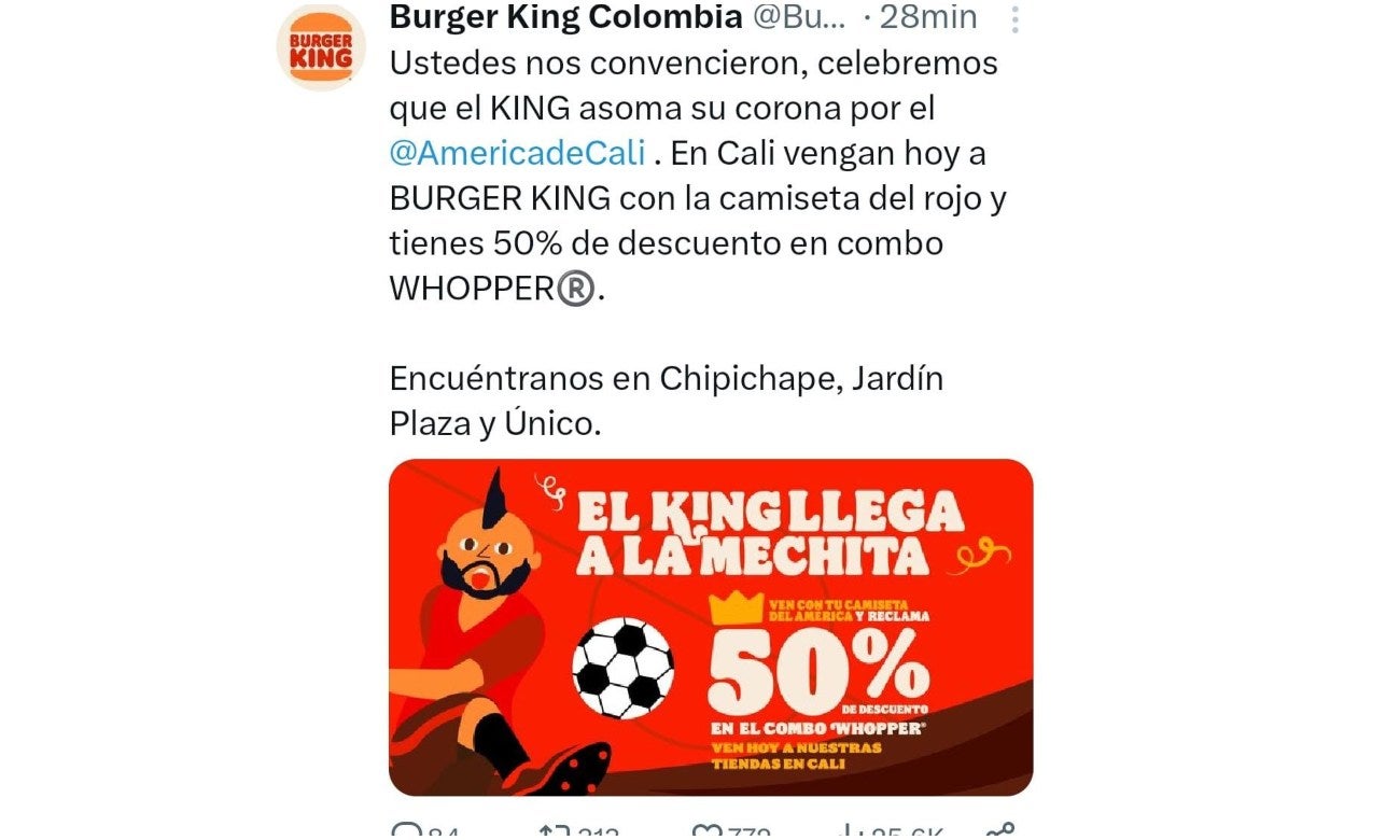 Publicidad Burger King Arturo Vidal