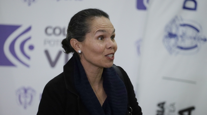 Ministra del Deporte, Astrid Bibiana Rodríguez