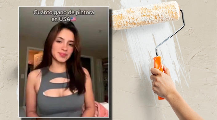 Lo que gana una latina pintando casas en EE.UU: no es poca cosa Lo que gana una latina pintando casas en EE.UU: no es poca cosa