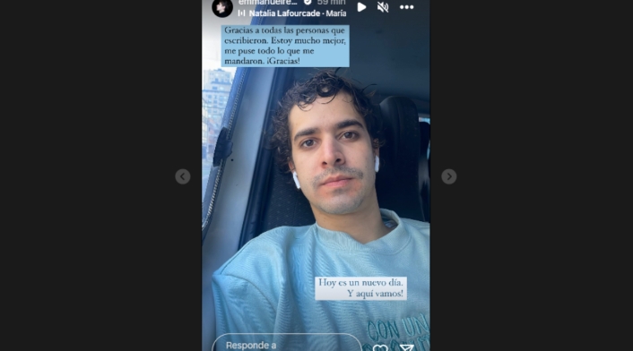Emmanuel Restrepo historia de Instagram Emmanuel Restrepo historia de Instagram