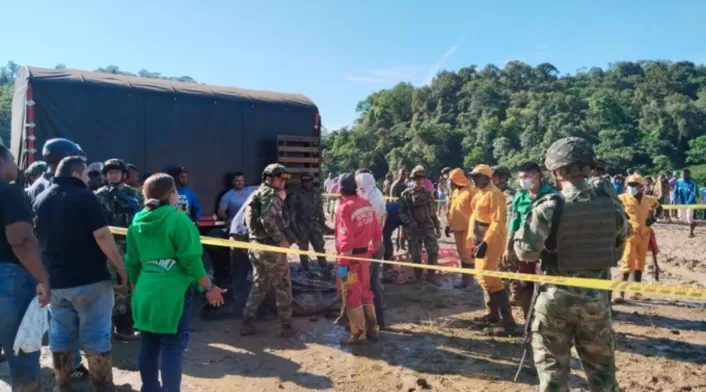 Derrumbe en Chocó
