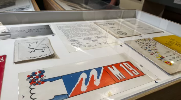 Muestra del Museo Nacional sobre el M-19