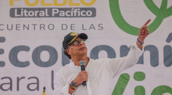 Presidente Gustavo Petro en Cauca