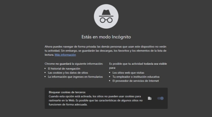 Google incógnito Google incógnito