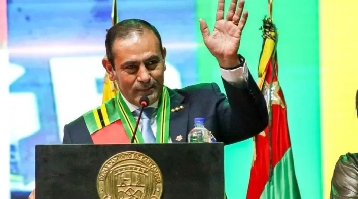 Juvenal Díaz, gobernador de Santander Juvenal Díaz, gobernador de Santander
