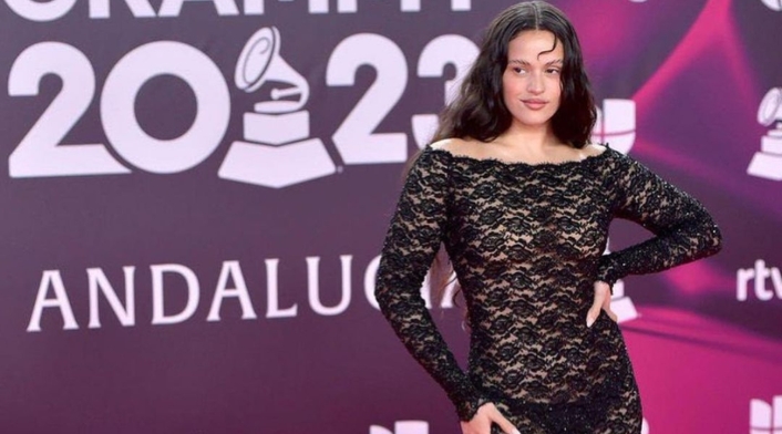 Rosalía Rosalía durante los premios Grammy 2023