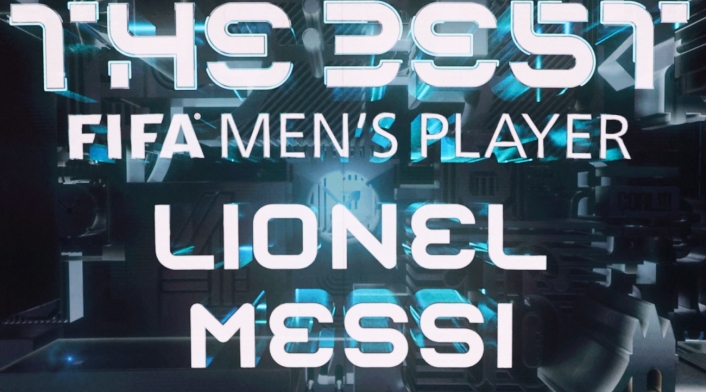 Lionel Messi conquistó el trofeo de mejor futbolista del mundo Lionel Messi conquistó el trofeo de mejor futbolista del mundo