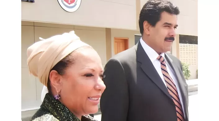 Piedad Córdoba y Nicolás Maduro