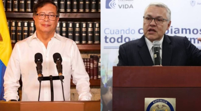 Gustavo Petro y Néstor Osuna Gustavo Petro y Néstor Osuna