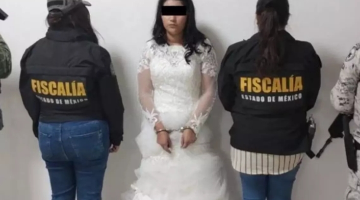 Mujer fue arrestada antes de su boda con su vestido de novia Mujer fue arrestada antes de su boda con su vestido de novia