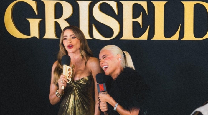 Sofía Vergara y Karol G Sofía Vergara y Karol G en la premier de 'Griselda'