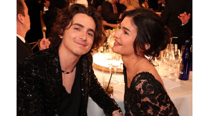 Timothée Chalamet y Kylie Jenner en los Globo de Oro Timothée Chalamet y Kylie Jenner confirman noviazgo en los Golden Globe