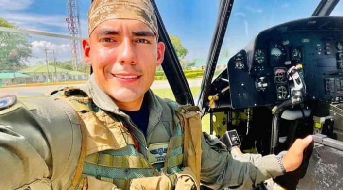 Capitán de la fuerza aérea Marlon Arias