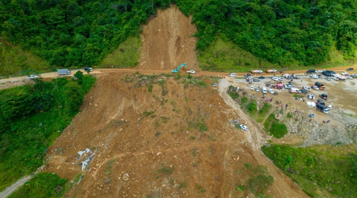 Zona de la tragedia en Chocó