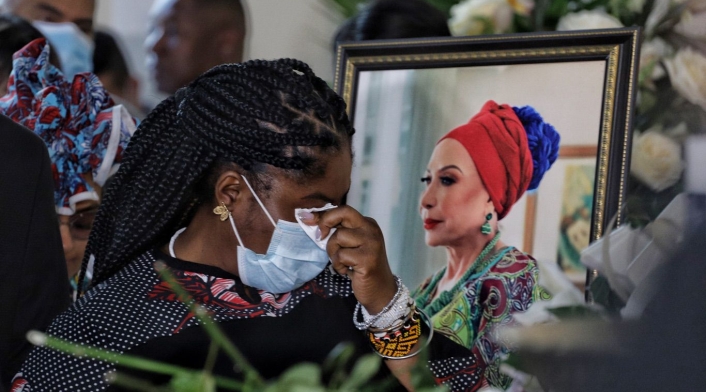 Francia Márquez en el velorio de Piedad Córdoba