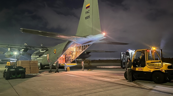 Colombia recibe sistema contraincendios que ayudará a contrarrestar puntos críticos en el país
