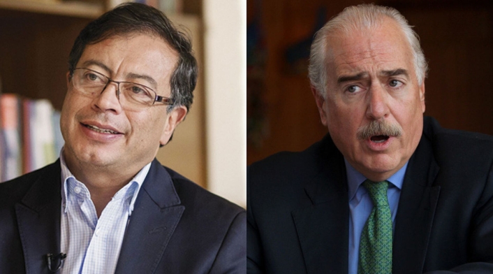 Gustavo Petro y Andrés Pastrana