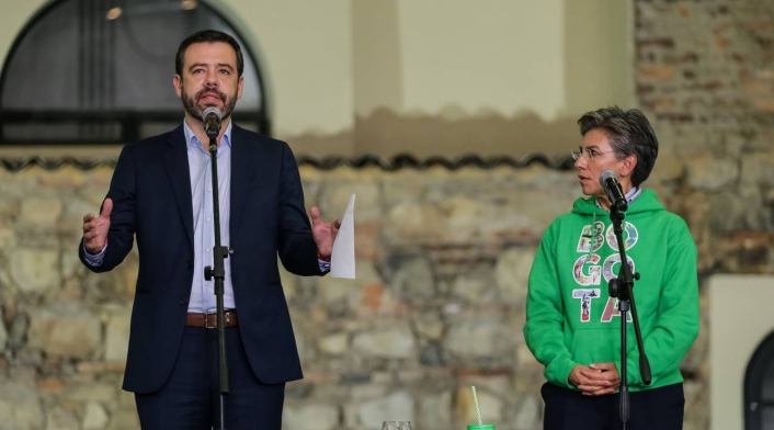 Claudia López y Carlos Fernando Galán Claudia López y Carlos Fernando Galán