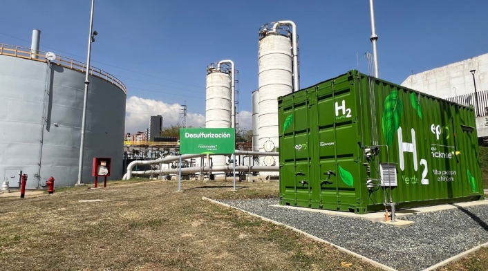 Planta piloto de hidrógeno verede del Grupo EPM y Aguas Nacionales