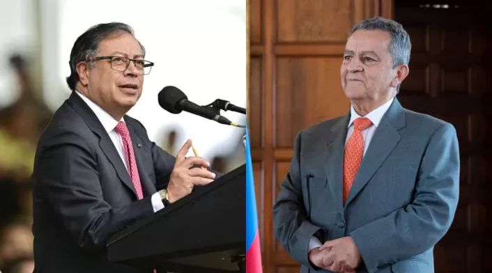 Gustavo Petro y José Antonio Salazar Gustavo Petro y José Antonio Salazar