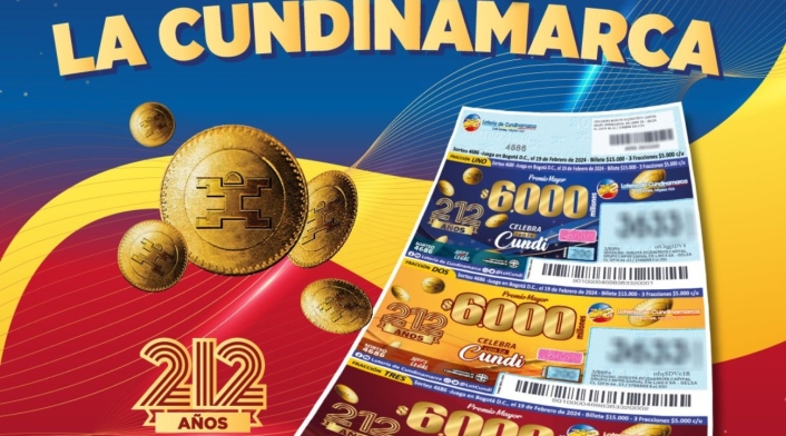 Lotería de Cundinamarca, 19 de febrero de 2024 Lotería de Cundinamarca, 19 de febrero de 2024