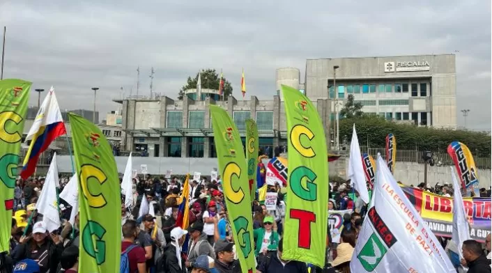 Protestas centrales obreras