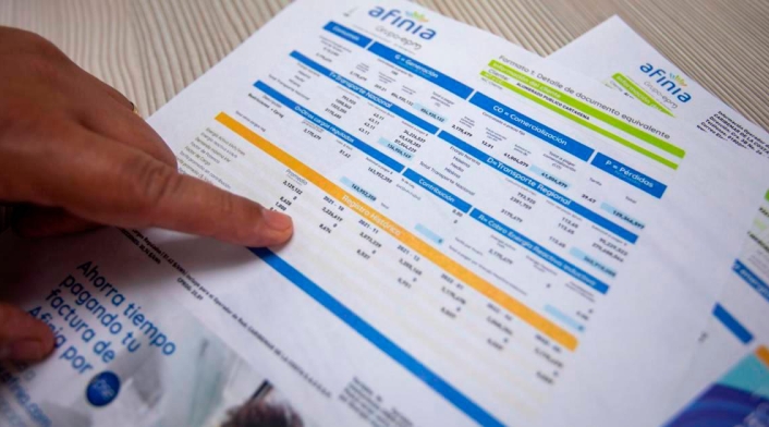 El aumento en las tarifas de energía preocupa a las personas Recibo de energía
