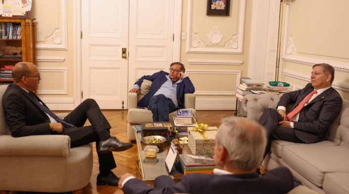 Reunión presidente Petro y presidente de la Corte Suprema Reunión presidente Petro y presidente de la Corte Suprema