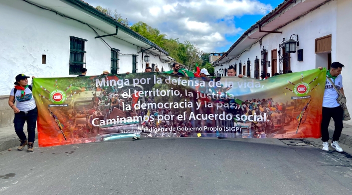 Protestas en Popayán